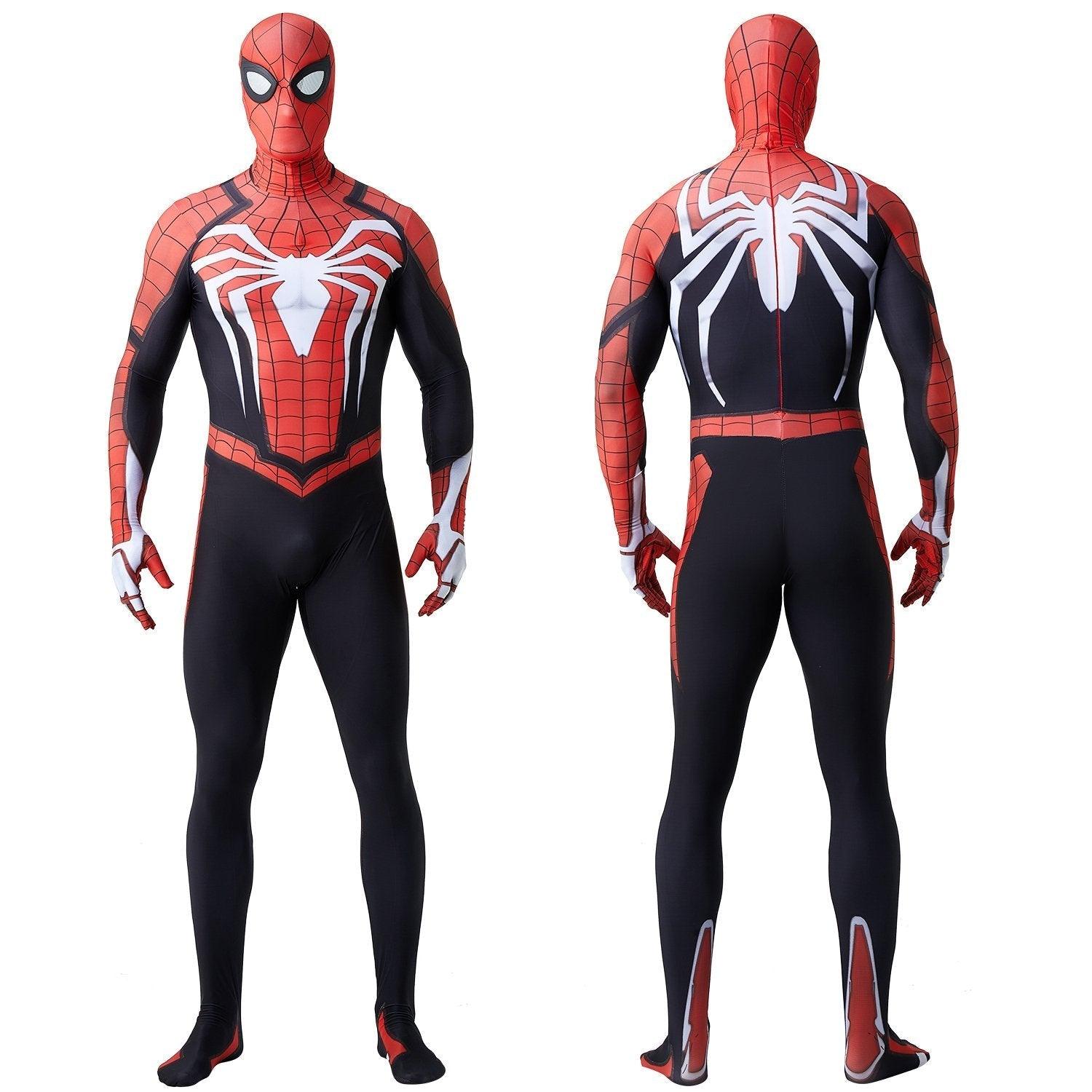 PS4 Spider - Man Game Peter Parker Tight Cosplay Costume for Adults and Kids - Pajamasbuy