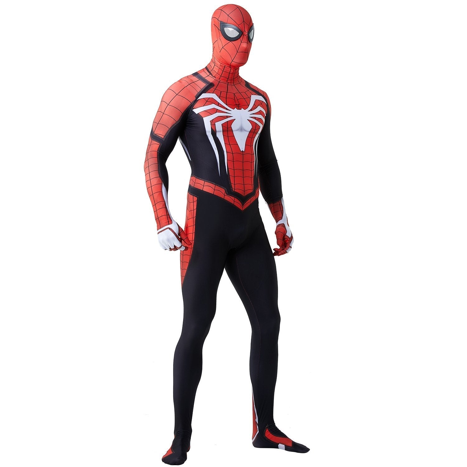 BuyPS4 Spider - Man Game Tight Jumpsuit Cosplay Costume for Adults and Kids Now Cheaper With 3 - 5 Days Ship - PajamasBuy