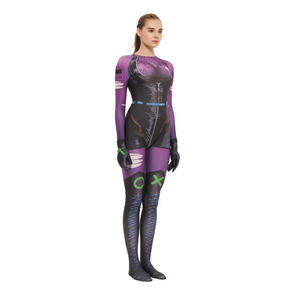 Punchline Alexis Kaye Cosplay Jumpsuit Joker's New Girlfriend Costume - Pajamasbuy