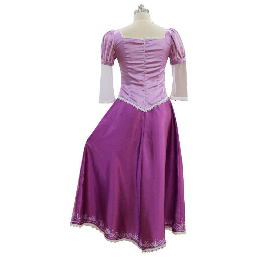 Rapunzel Princess Costume for Women and Girls Tangled Cosplay Dress for Halloween - Pajamasbuy