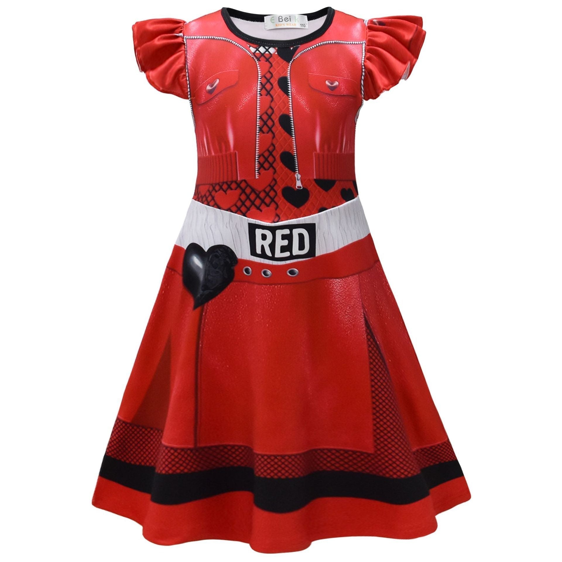 BuyRed from Descendants 4 Queen of Hearts Costume Dresses Now Cheaper With 3 - 5 Days Ship - PajamasBuy