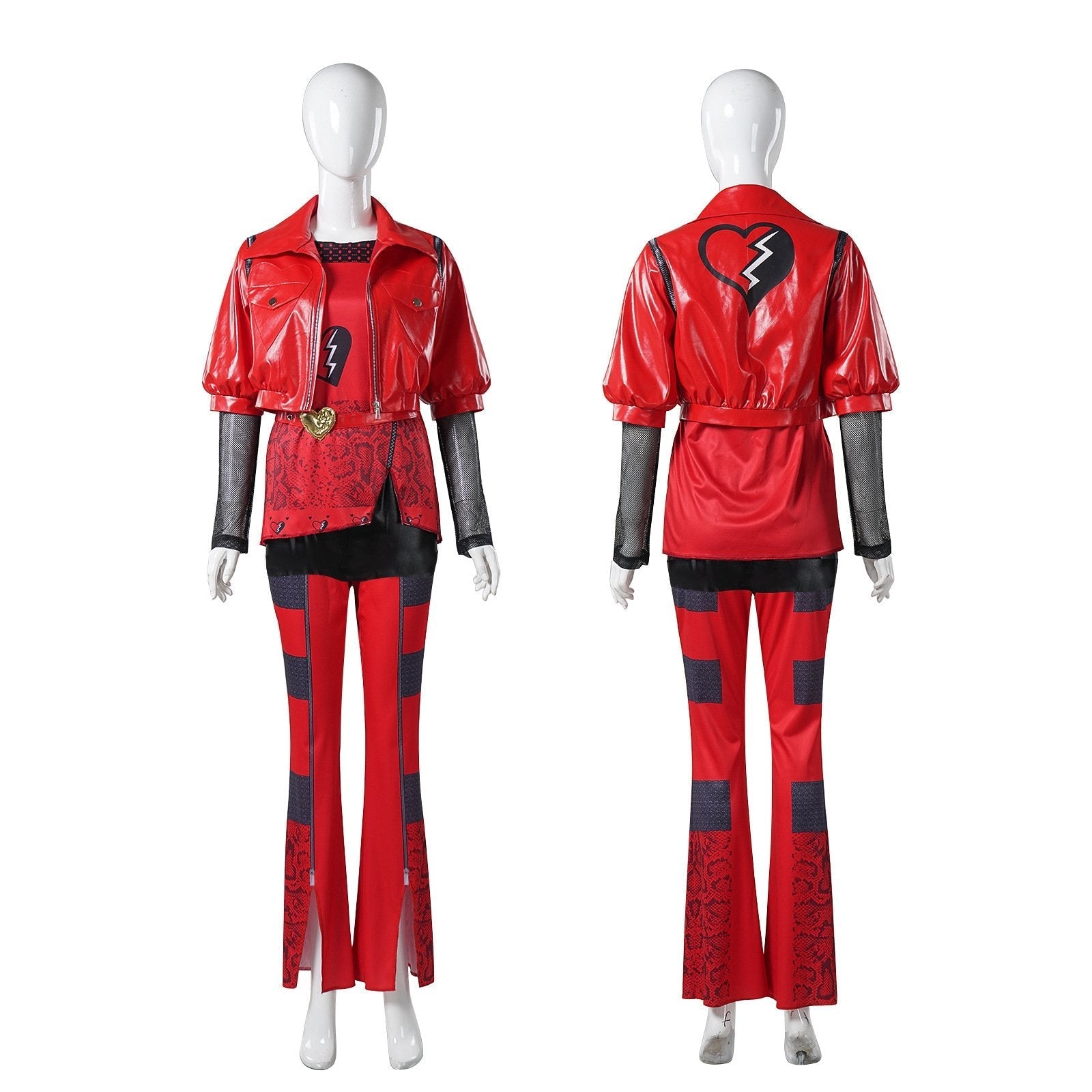 BuyRed from Descendants 4 Queen Of Hearts Costume suit For Adult Now Cheaper With 3 - 5 Days Ship - PajamasBuy