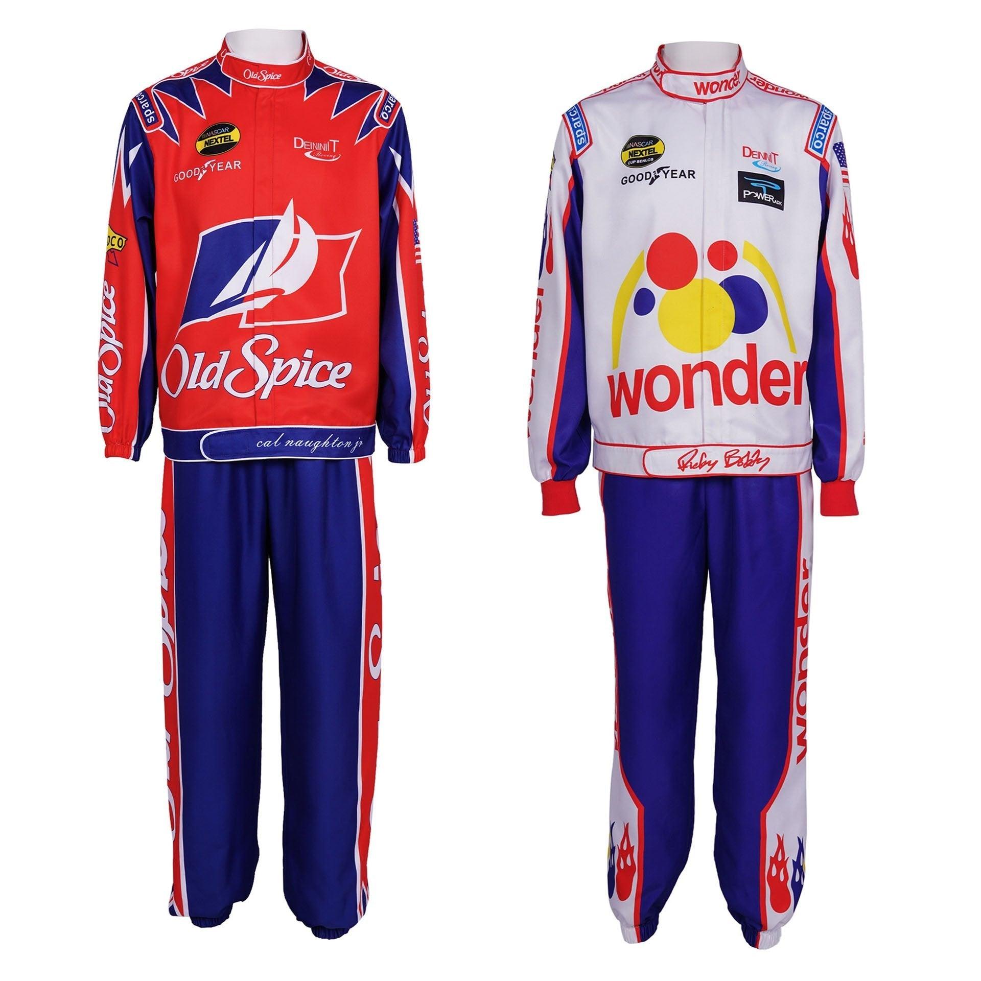 Ricky Bobby Nascar Cosplay Costume Talladega Nights Wonder Bread Racing Apparel - Pajamasbuy