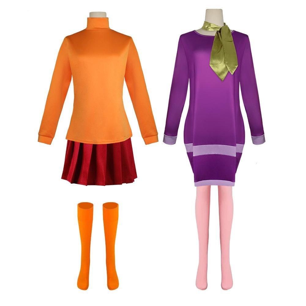 Scooby DooVelma daphne costume cosplay Halloween - Pajamasbuy