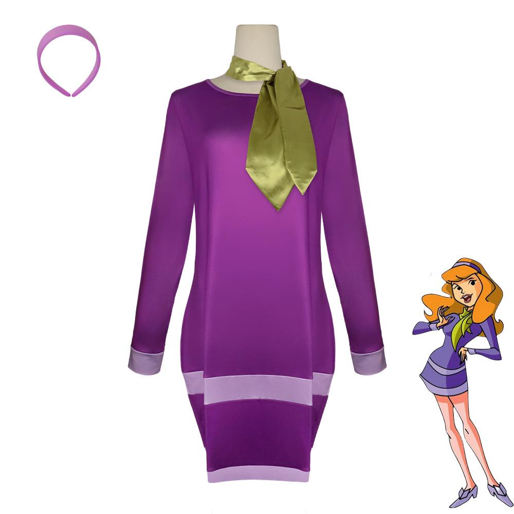 BuyScooby DooVelma daphne costume cosplay Halloween Now Cheaper With 3 - 5 Days Ship - PajamasBuy