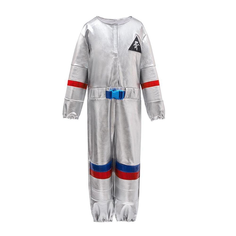 Silver Space Suit Costume Astronaut Pilot Cosplay and Performance Outfit - Pajamasbuy