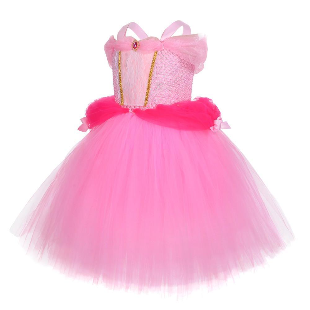 Snow White Princess Costume Kids Girls Cosplay Party Tutu Cake Dress Halloween Outfit - Pajamasbuy