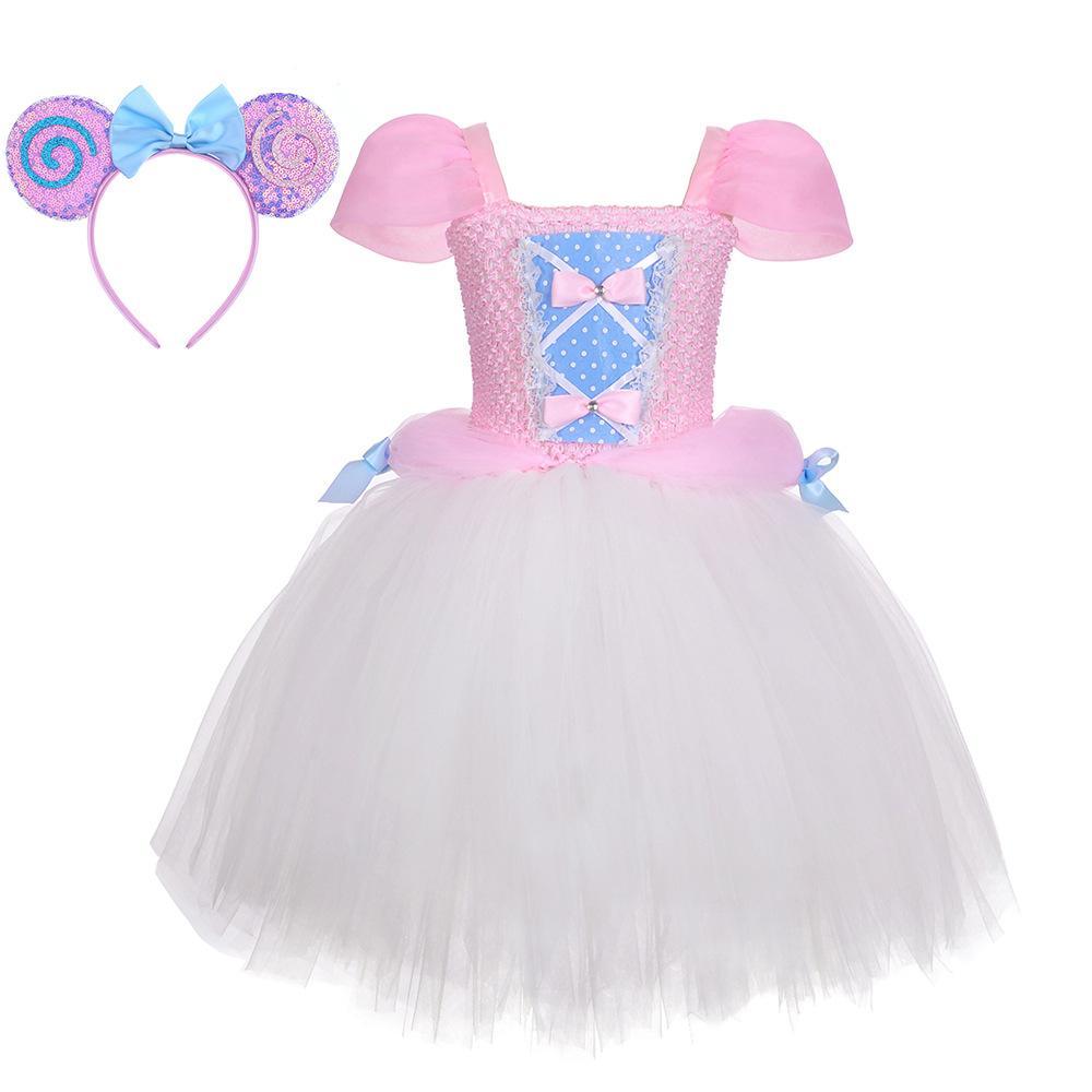 Snow White Princess Costume Kids Girls Cosplay Party Tutu Cake Dress Halloween Outfit - Pajamasbuy