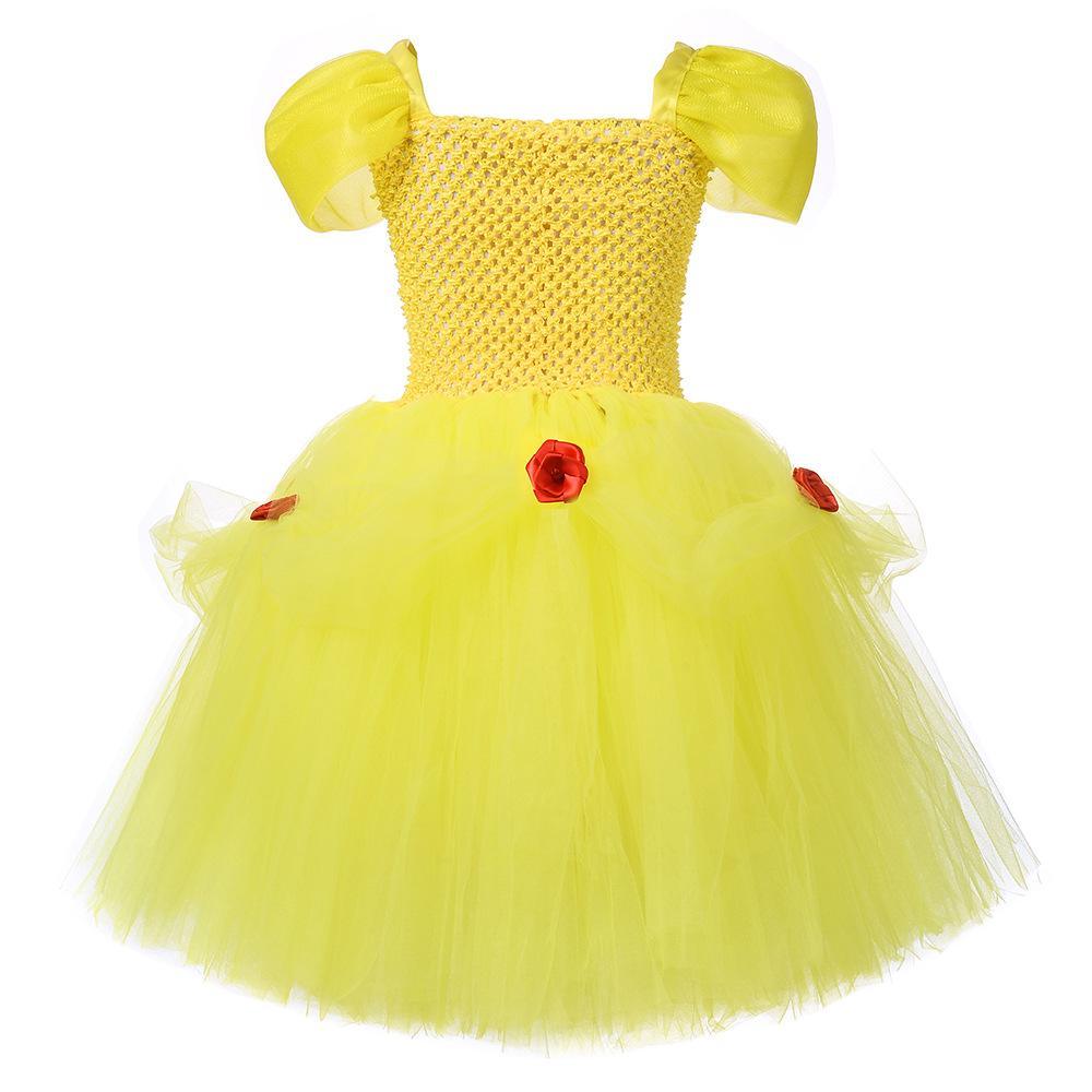 Snow White Princess Costume Kids Girls Cosplay Party Tutu Cake Dress Halloween Outfit - Pajamasbuy