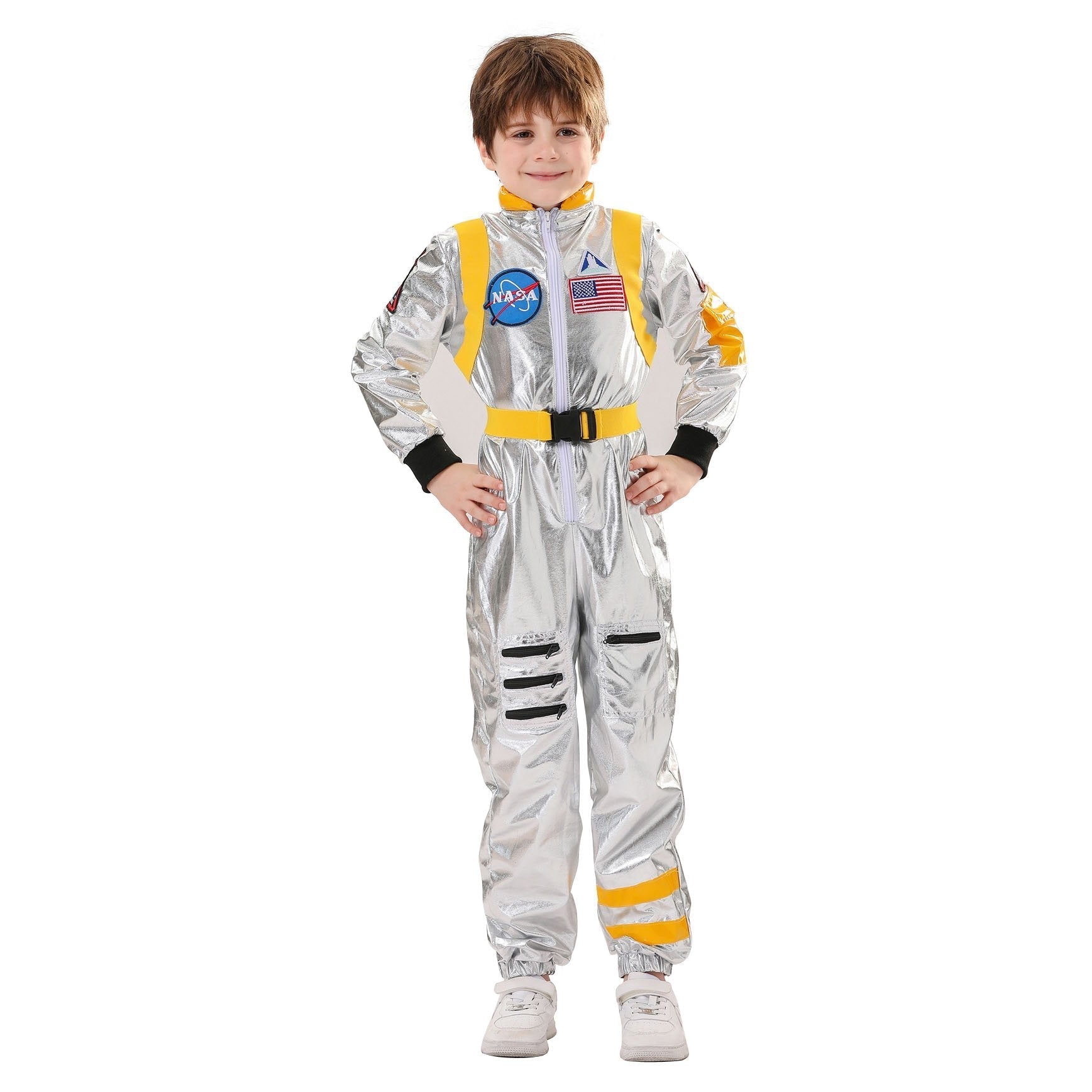 BuySpace Suit Astronaut Couples Costume Carnival Halloween For Kids Girls Boys Now Cheaper With 3 - 5 Days Ship - PajamasBuy