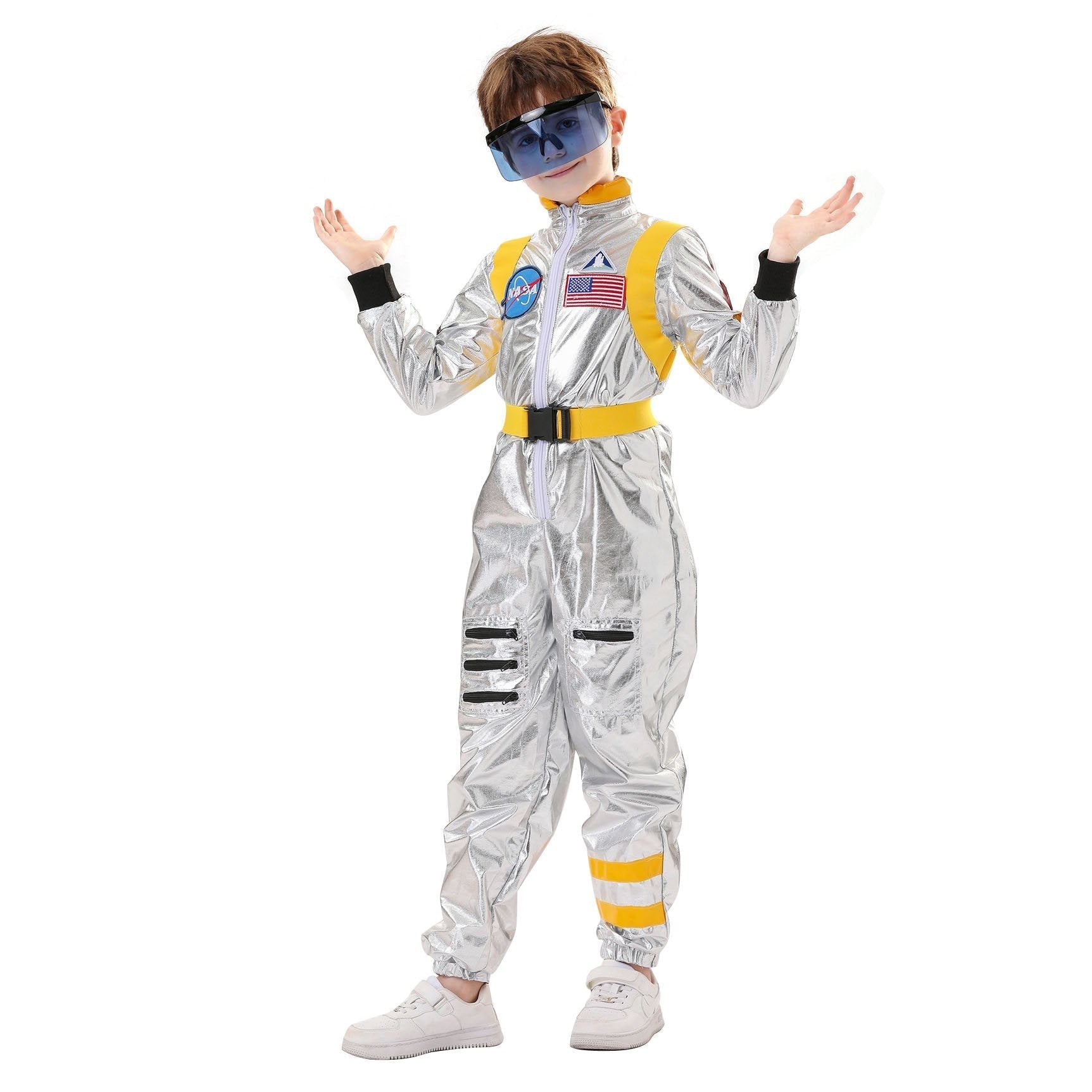 BuySpace Suit Astronaut Couples Costume Carnival Halloween For Kids Girls Boys Now Cheaper With 3 - 5 Days Ship - PajamasBuy