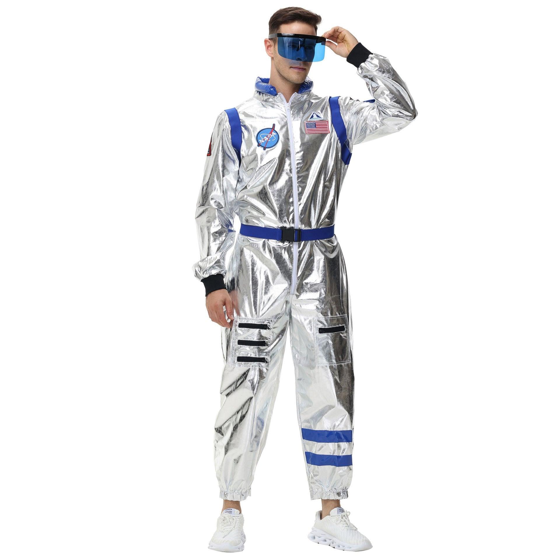 Space Suit Astronaut Couples Costume Carnival Halloween For Women Men - Pajamasbuy