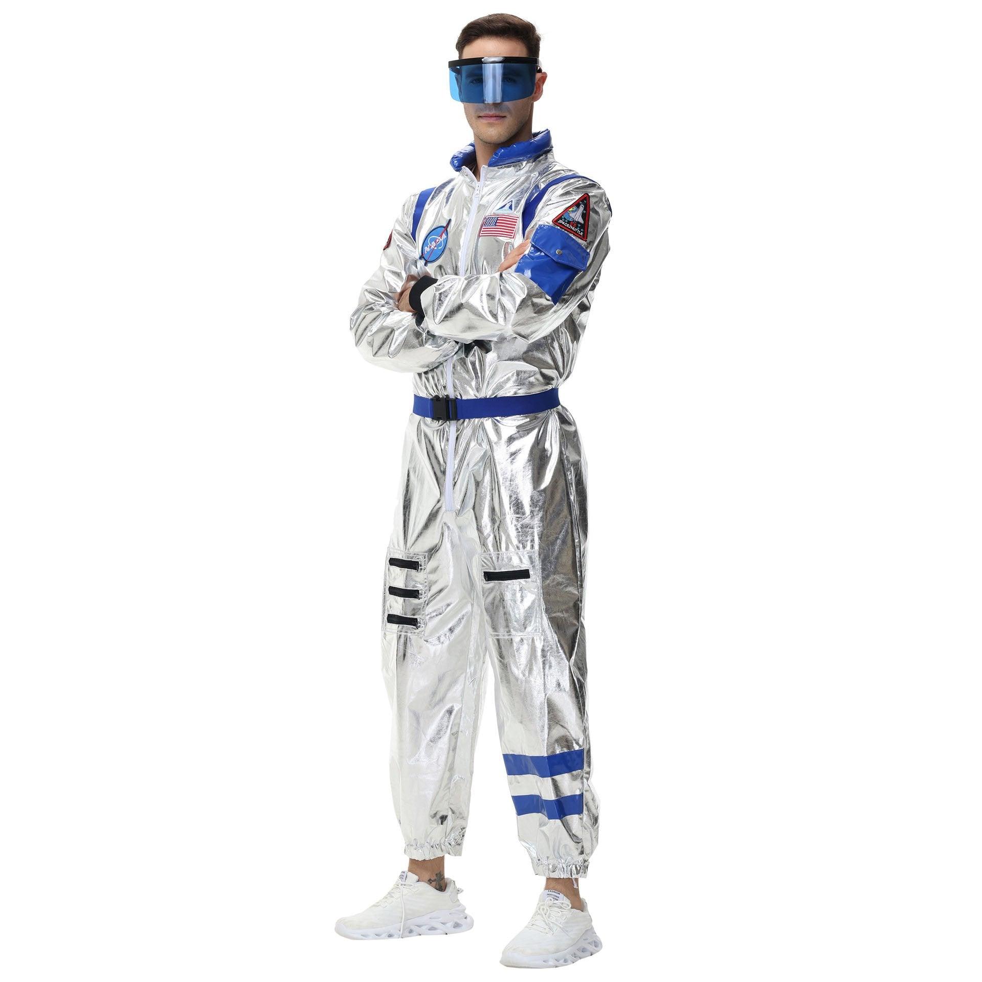 Space Suit Astronaut Couples Costume Carnival Halloween For Women Men - Pajamasbuy