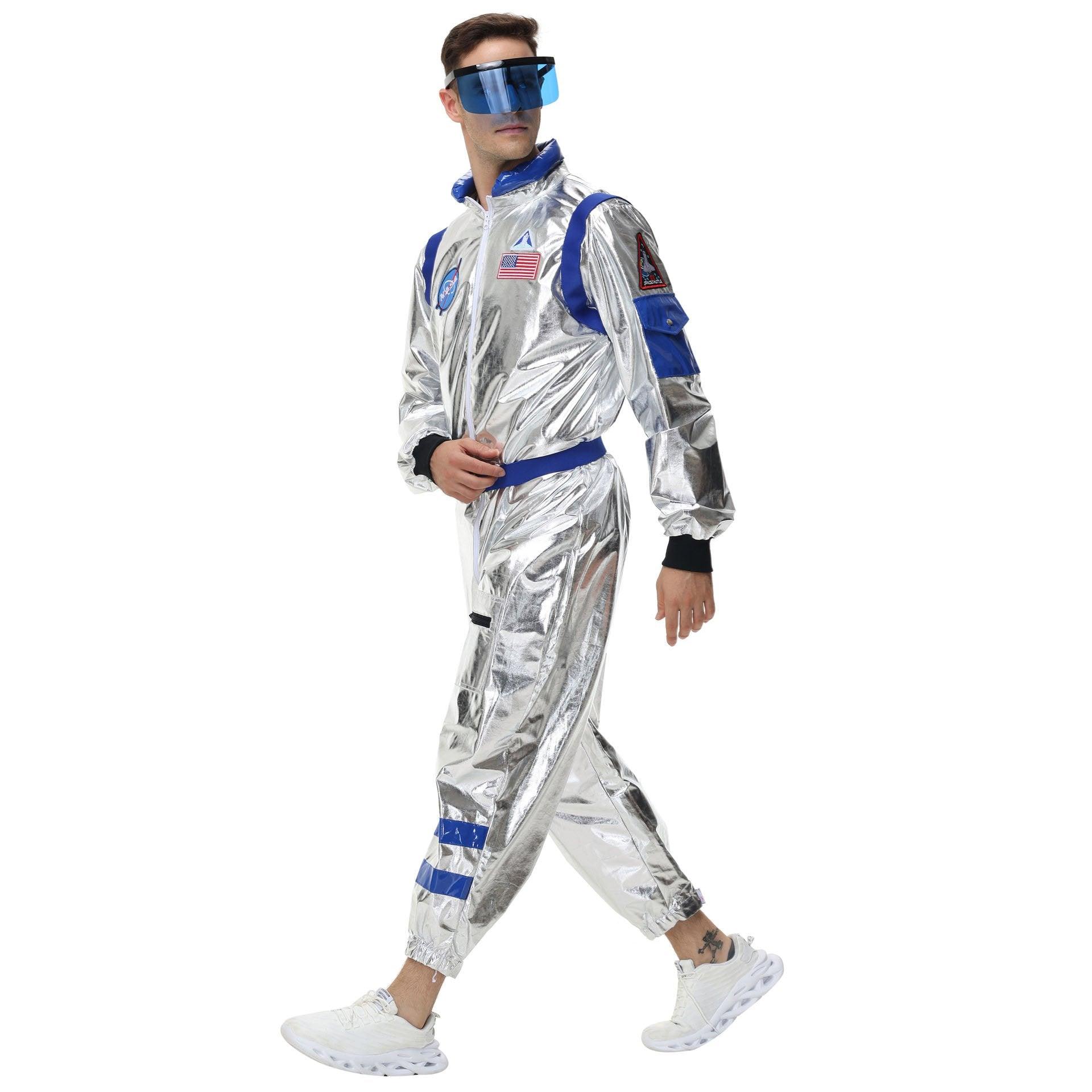 Space Suit Astronaut Couples Costume Carnival Halloween For Women Men - Pajamasbuy