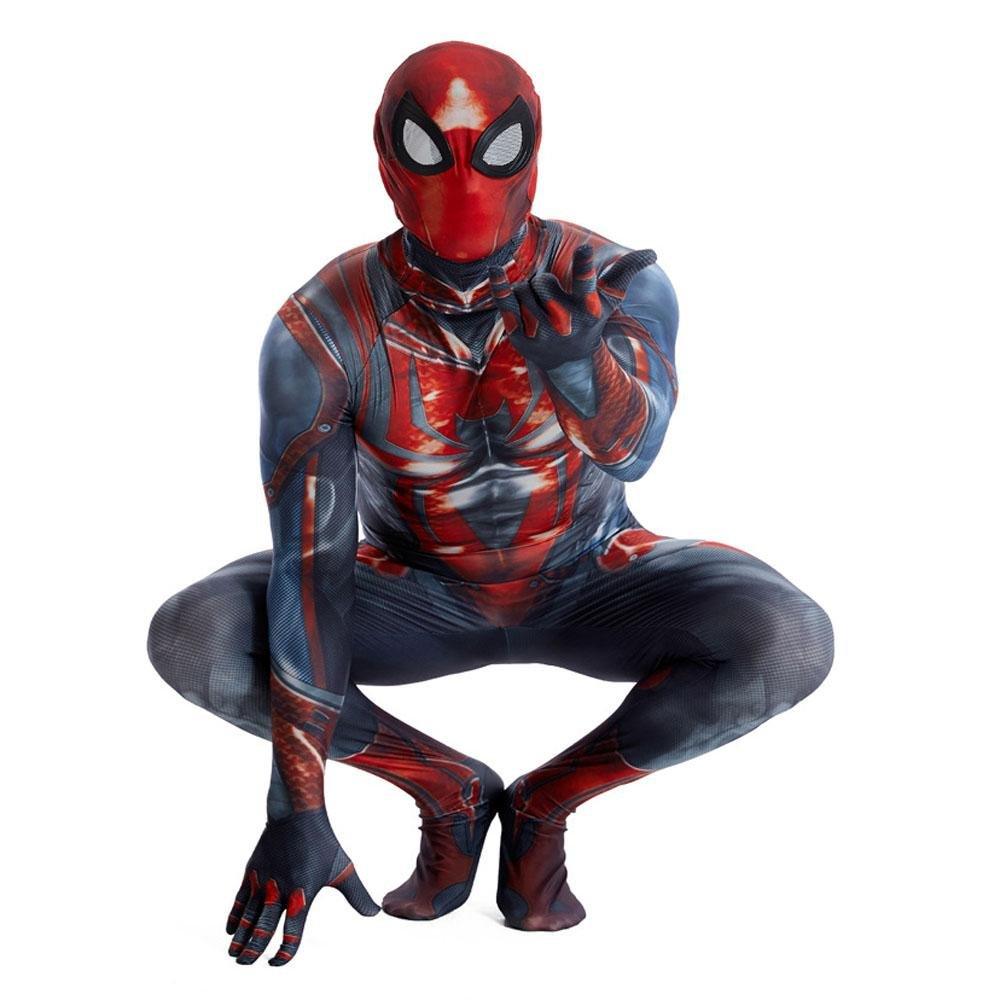 Spider Armor MK III Spider Man Peter Parker Shimmering Cosplay Suit PS4 Costume - Pajamasbuy