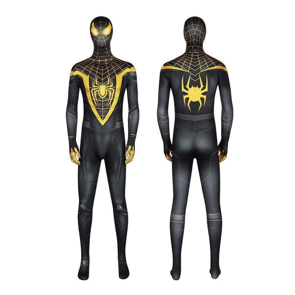 Spider - Man 2099 PS5 Comics Miles Morales Jumpsuit Halloween Cosplay Costume Bodysuit - Pajamasbuy