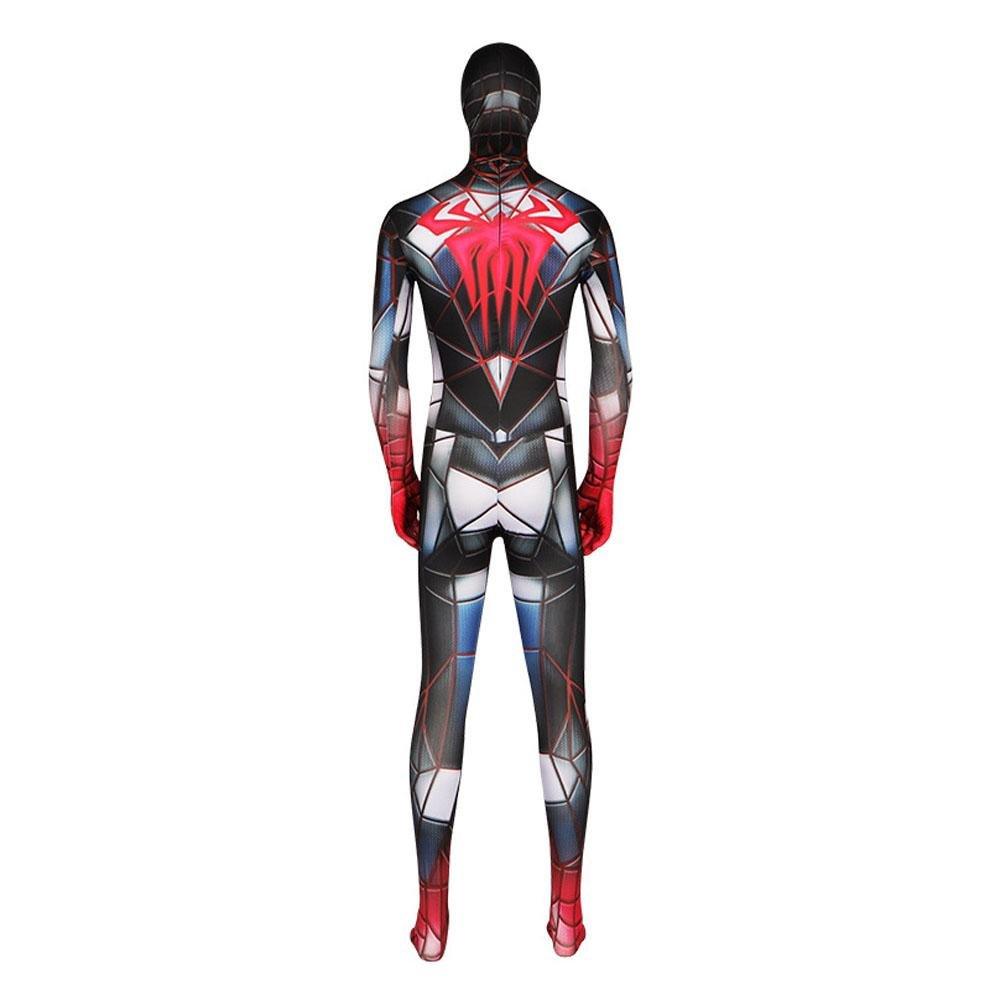 Spider - Man 2099 PS5 Comics Miles Morales Jumpsuit Halloween Cosplay Costume Bodysuit - Pajamasbuy