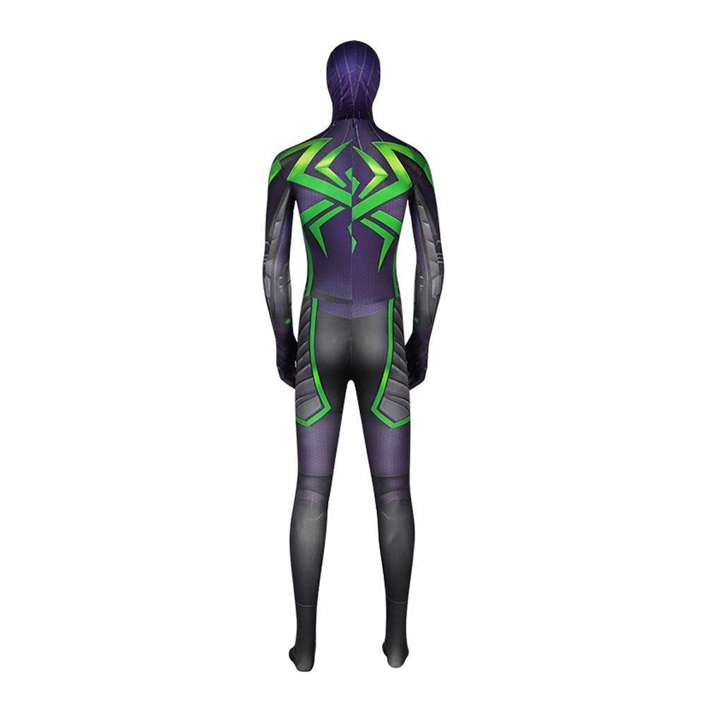 Spider - Man 2099 PS5 Comics Miles Morales Jumpsuit Halloween Cosplay Costume Bodysuit - Pajamasbuy