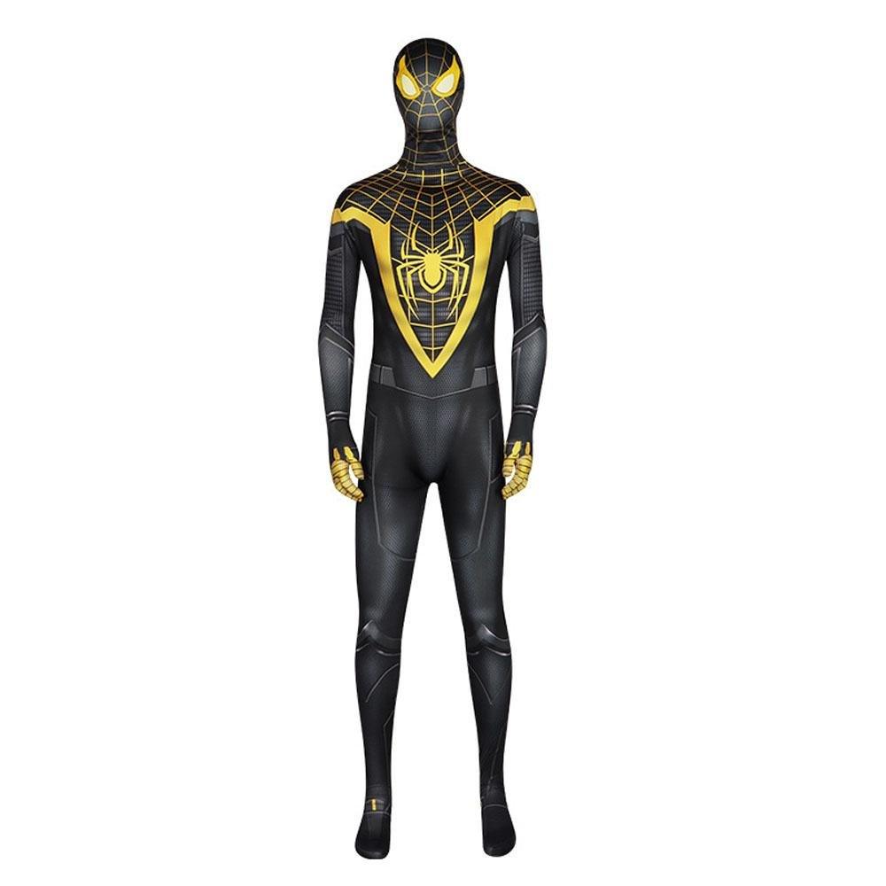 Spider - Man 2099 PS5 Comics Miles Morales Jumpsuit Halloween Cosplay Costume Bodysuit - Pajamasbuy