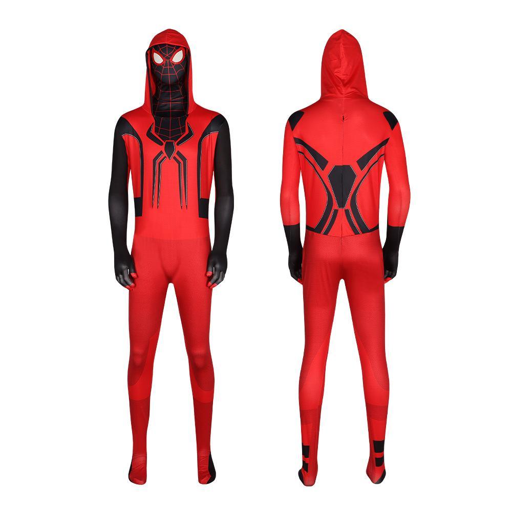 Spider - Man 2099 PS5 Comics Miles Morales Jumpsuit Halloween Cosplay Costume Bodysuit - Pajamasbuy