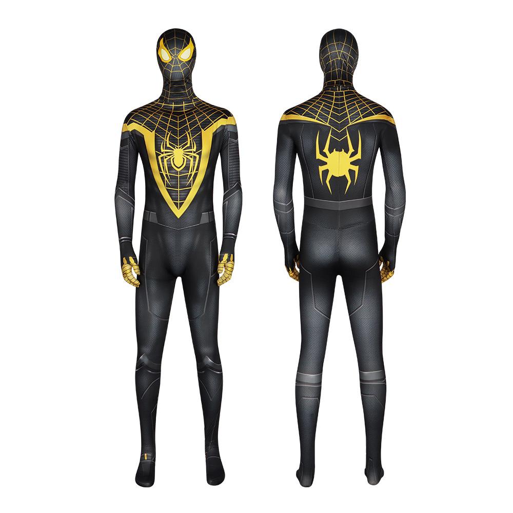 BuySpider - Man 2099 PS5 Comics Miles Morales Jumpsuit Halloween Cosplay Costume Bodysuit Now Cheaper With 3 - 5 Days Ship - PajamasBuy