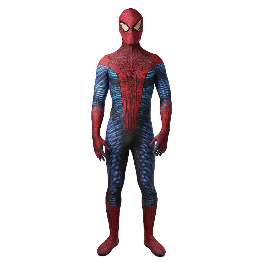 BuySpider - Man Peter B Parker Cosplay Costume Full Set Zentai Jumpsuit Now Cheaper With 3 - 5 Days Ship - PajamasBuy