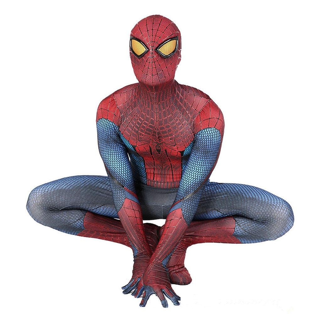 BuySpider - Man Peter B Parker Cosplay Costume Full Set Zentai Jumpsuit Now Cheaper With 3 - 5 Days Ship - PajamasBuy