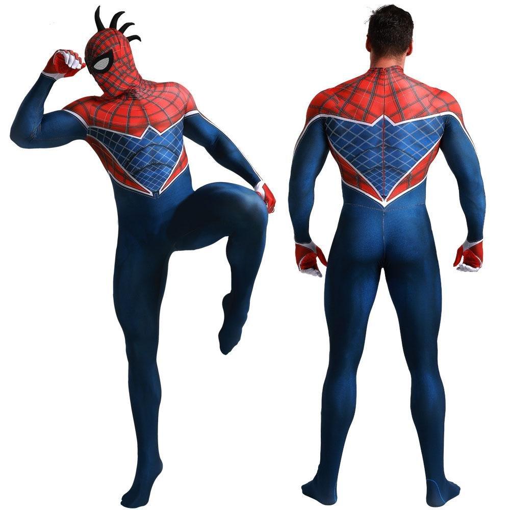 Spider - Man Punk Hobart Brown Cosplay Costume Jumpsuit Across the Spider - Verse Edition - Pajamasbuy