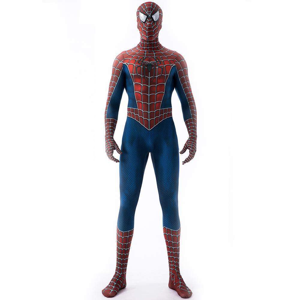 BuySpider - Man Tony Costume Cosplay Jumpsuit Superhero Bodysuit Tights Halloween Now Cheaper With 3 - 5 Days Ship - PajamasBuy