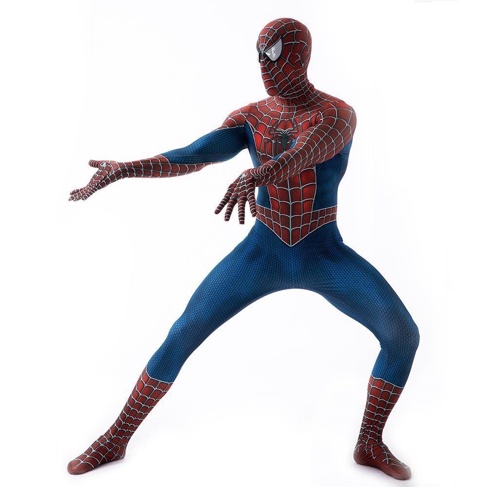 BuySpider - Man Tony Costume Cosplay Jumpsuit Superhero Bodysuit Tights Halloween Now Cheaper With 3 - 5 Days Ship - PajamasBuy