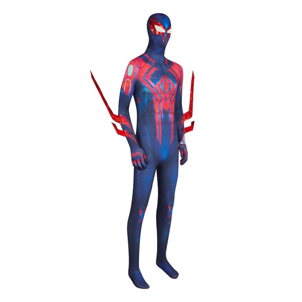 SpiderMan Across the Spider Verse Miguel O'Hara 2099 Zentai Cosplay Costume Outfits Halloween Carnival Suit Adults - Pajamasbuy