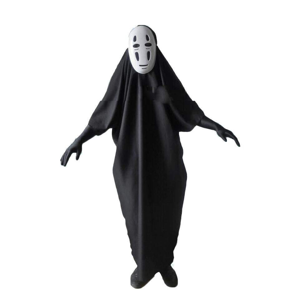 BuySpirited Away No Face Man Cosplay Costumes Set With Mask And Gloves Now Cheaper With 3 - 5 Days Ship - PajamasBuy