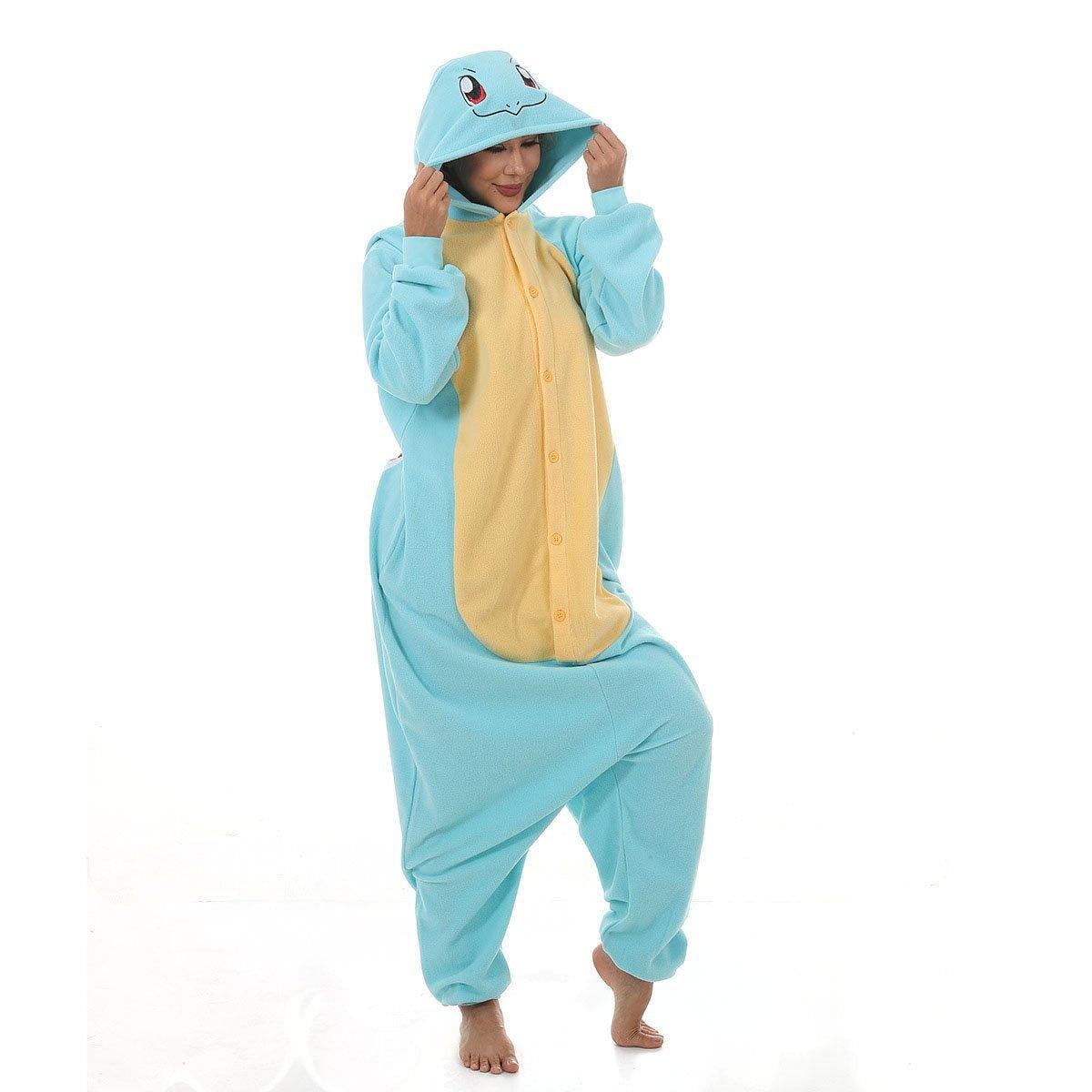 Squirtle kigurumi onesies Costume Adult women men Couples - Pajamasbuy