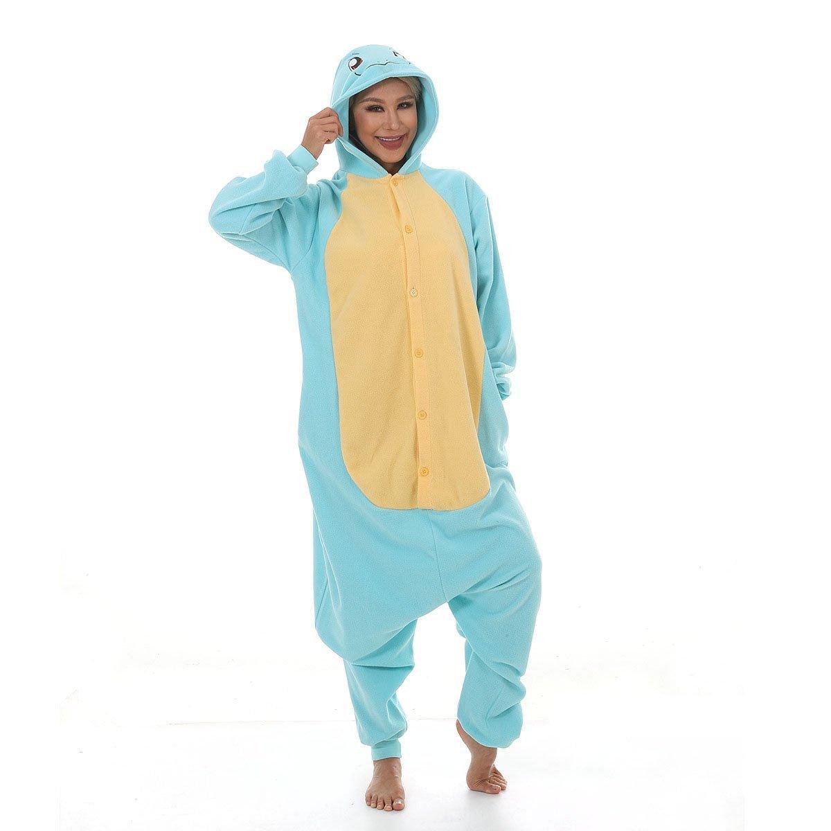 Squirtle kigurumi onesies Costume Adult women men Couples - Pajamasbuy