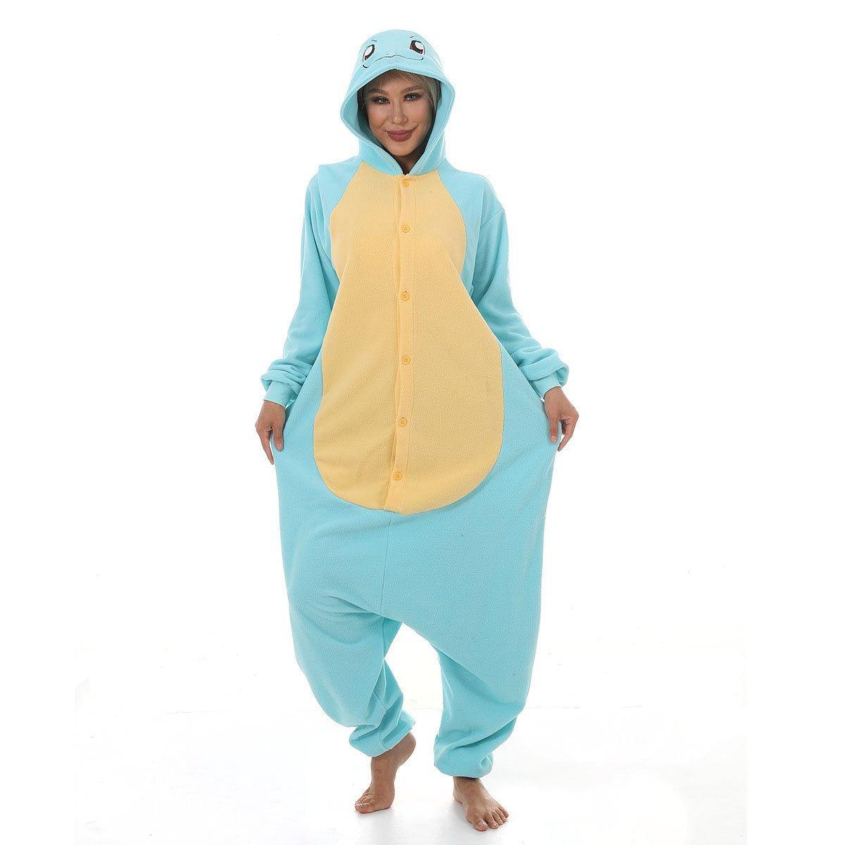 Squirtle kigurumi onesies Costume Adult women men Couples - Pajamasbuy