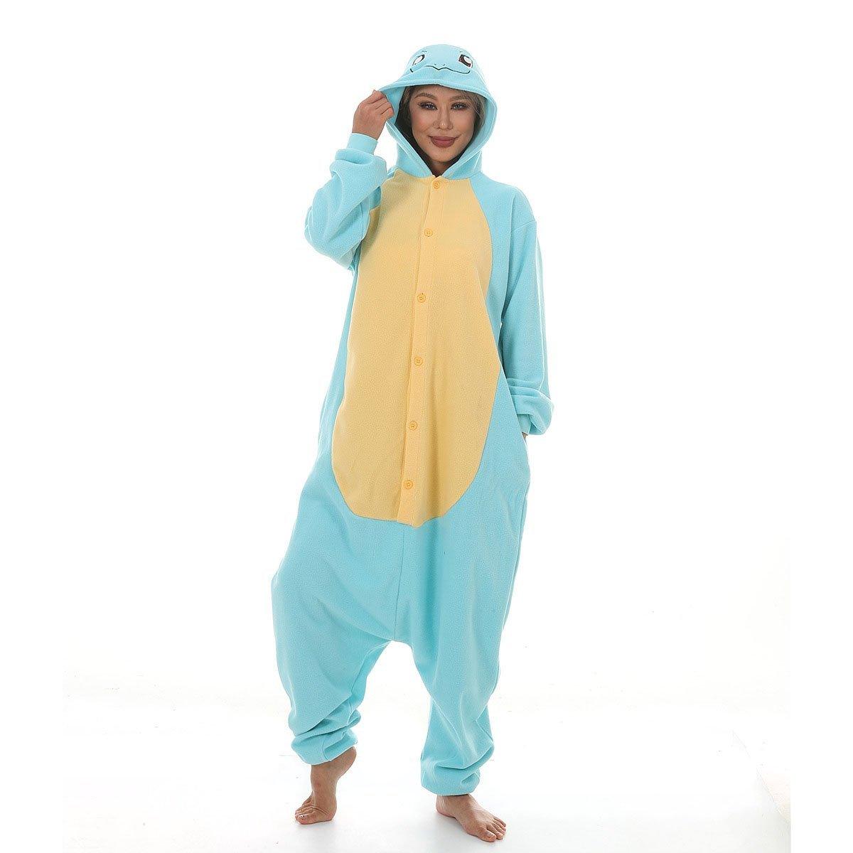 Squirtle kigurumi onesies Costume Adult women men Couples - Pajamasbuy