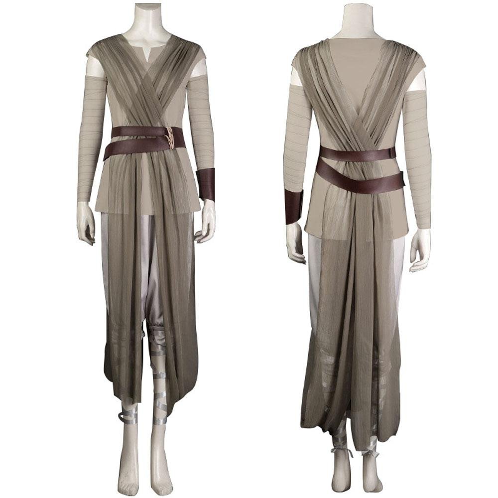 BuyStar Wars 7 The Force Awakens Rey cosplay suit Costume Now Cheaper With 3 - 5 Days Ship - PajamasBuy