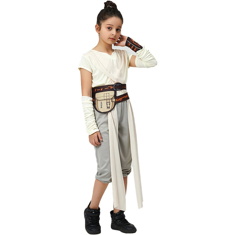 BuyStar Wars The Force Awakens Rey Kids Cosplay Costume Outfits Carnival Suit Now Cheaper With 3 - 5 Days Ship - PajamasBuy