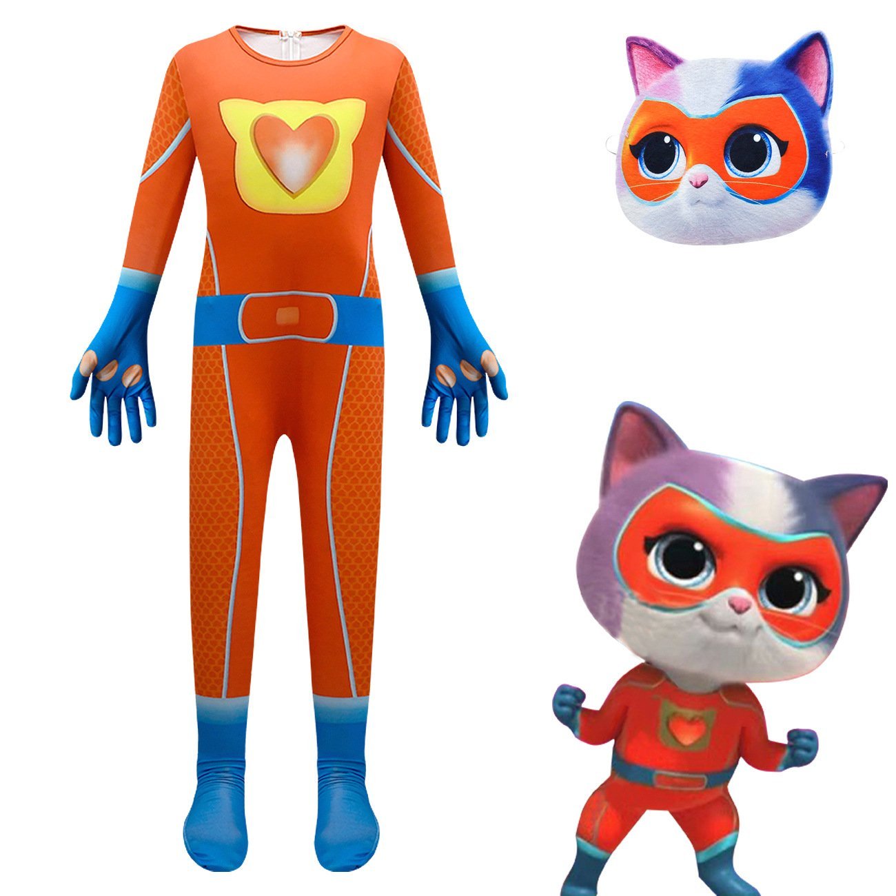 BuySuperKitties Jumpsuits Cosplay costume For Kids Now Cheaper With 3 - 5 Days Ship - PajamasBuy