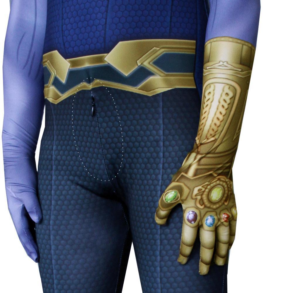 Thanos costume Jumpsuit bodysuits Avengers 4 with mask party cosplay Hallowwen - Pajamasbuy