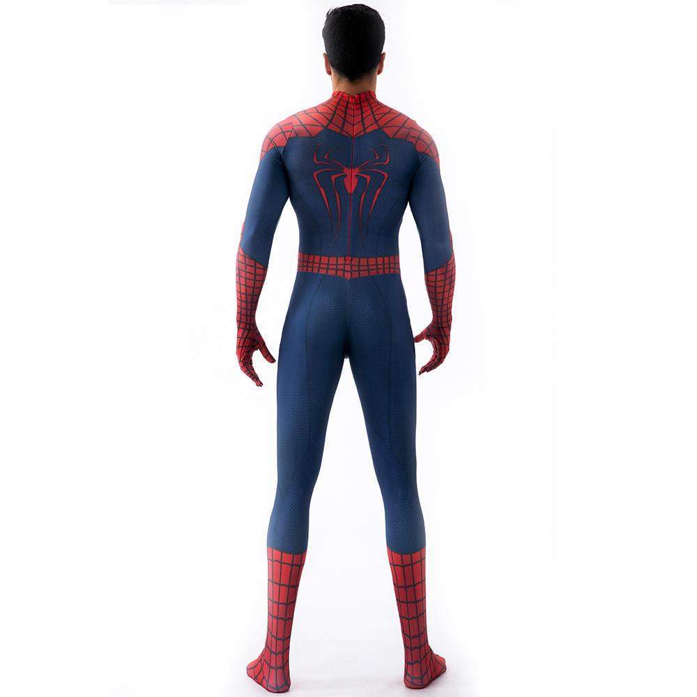 BuyThe Amazing Spider - Man Peter B Parker Costume Cosplay Jumpsuit Halloween Zentai For Adult Kids Now Cheaper With 3 - 5 Days Ship - PajamasBuy