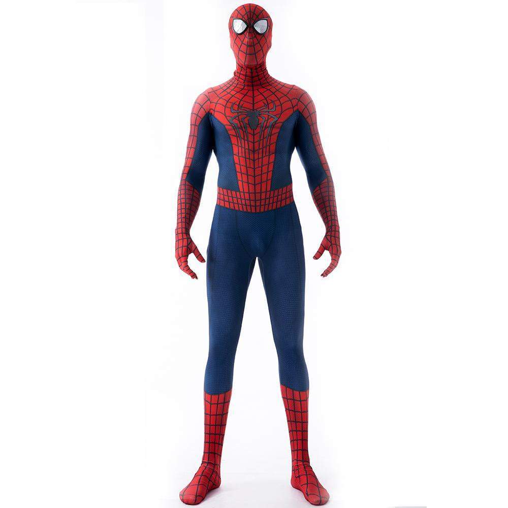 BuyThe Amazing Spider - Man Peter B Parker Costume Cosplay Jumpsuit Halloween Zentai For Adult Kids Now Cheaper With 3 - 5 Days Ship - PajamasBuy