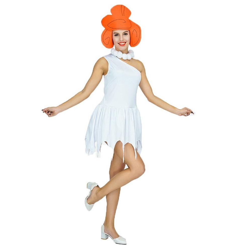 BuyThe Flintstones Wilma Adult Ladies Cosplay Costume 70s TV Fancy Dress Now Cheaper With 3 - 5 Days Ship - PajamasBuy