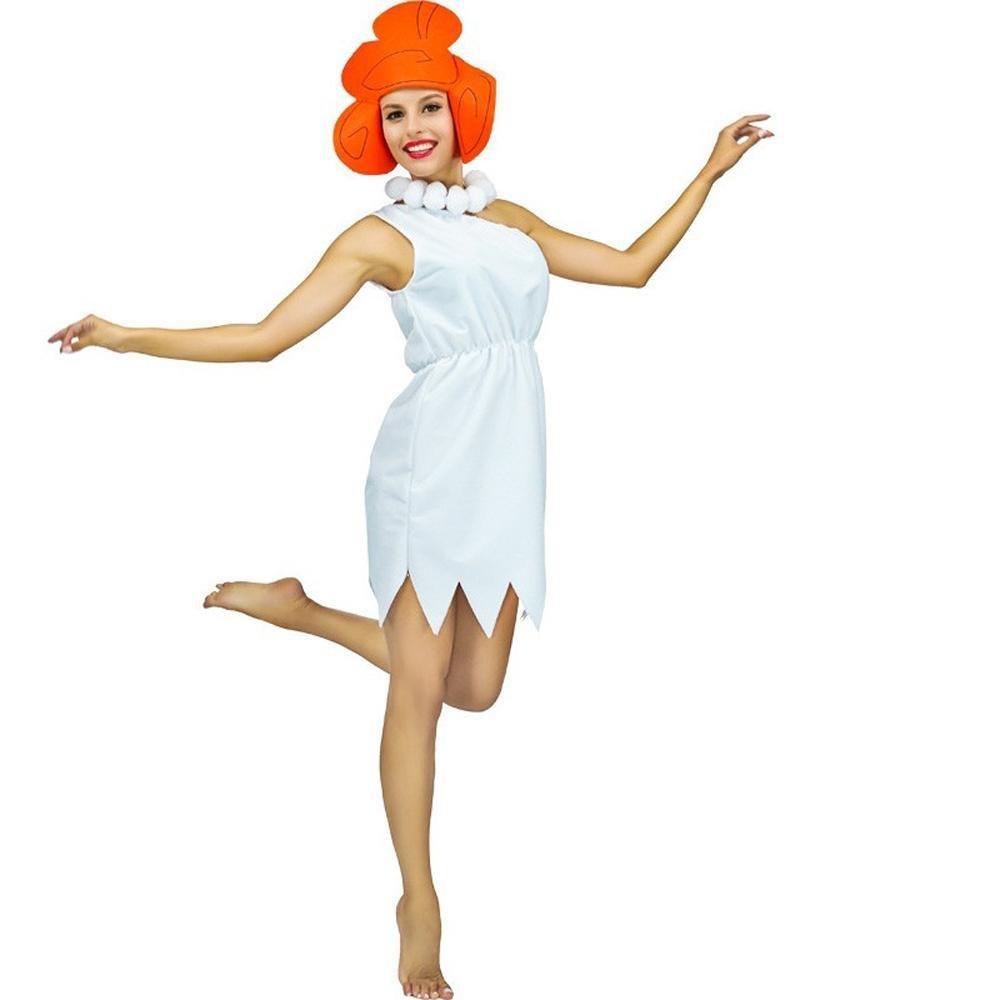 The Flintstones Wilma Adult Ladies Costume 70s TV Fancy Dress - Pajamasbuy