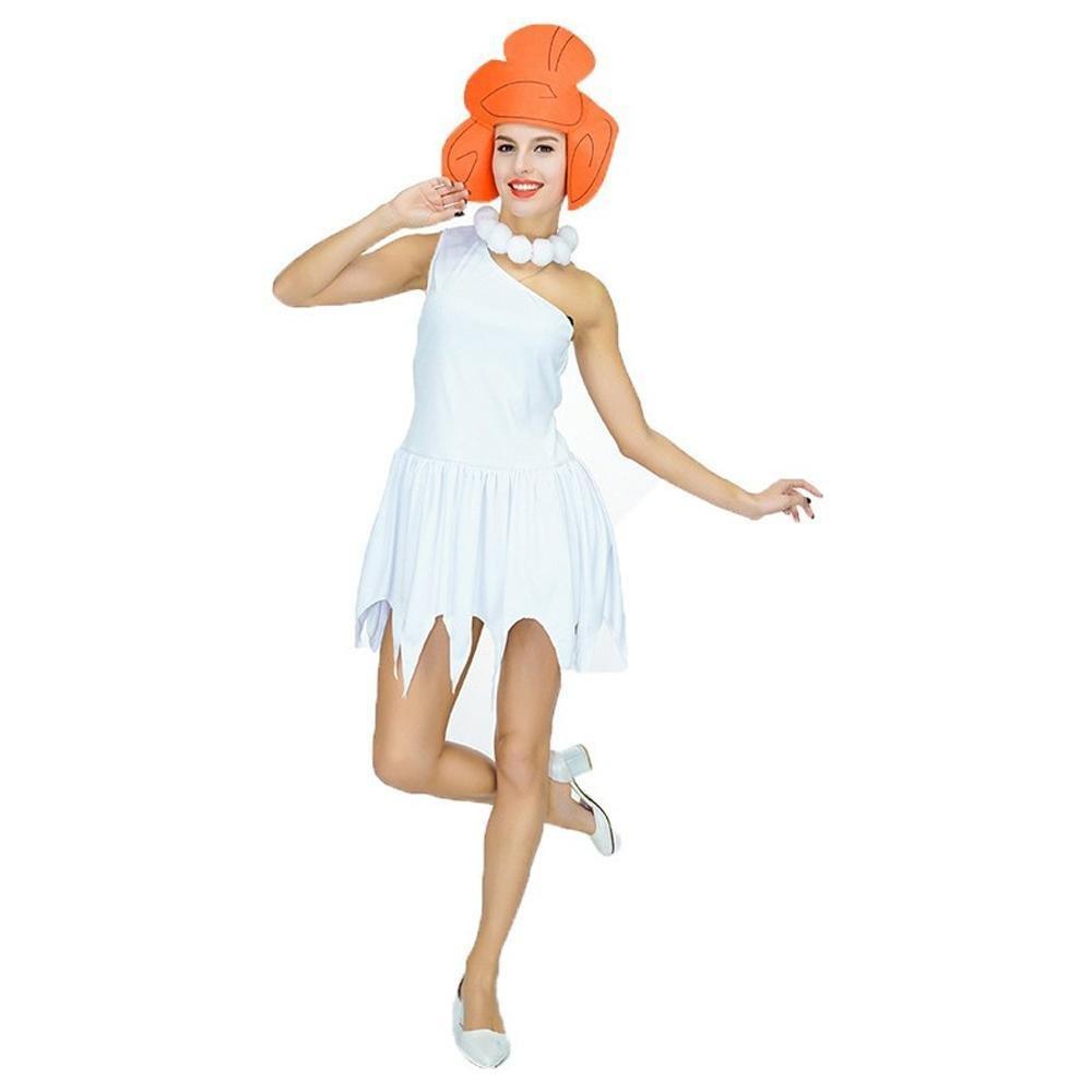 The Flintstones Wilma Adult Ladies Costume 70s TV Fancy Dress - Pajamasbuy