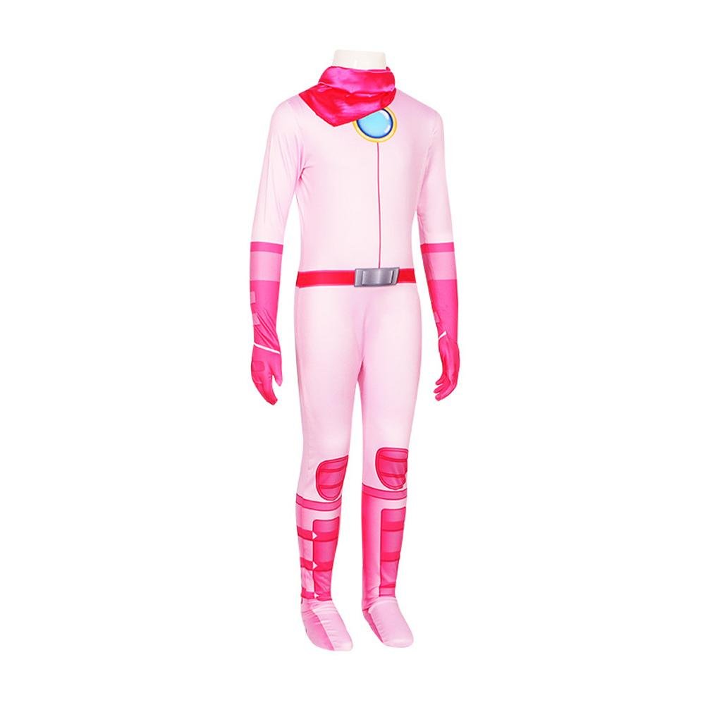 BuyThe super mario bros movie Princess Peach Jumpsuit Cosplay Costume Halloween Carnival Party Now Cheaper With 3 - 5 Days Ship - PajamasBuy