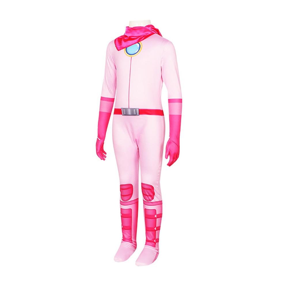 BuyThe super mario bros movie Princess Peach Jumpsuit Cosplay Costume Halloween Carnival Party Now Cheaper With 3 - 5 Days Ship - PajamasBuy