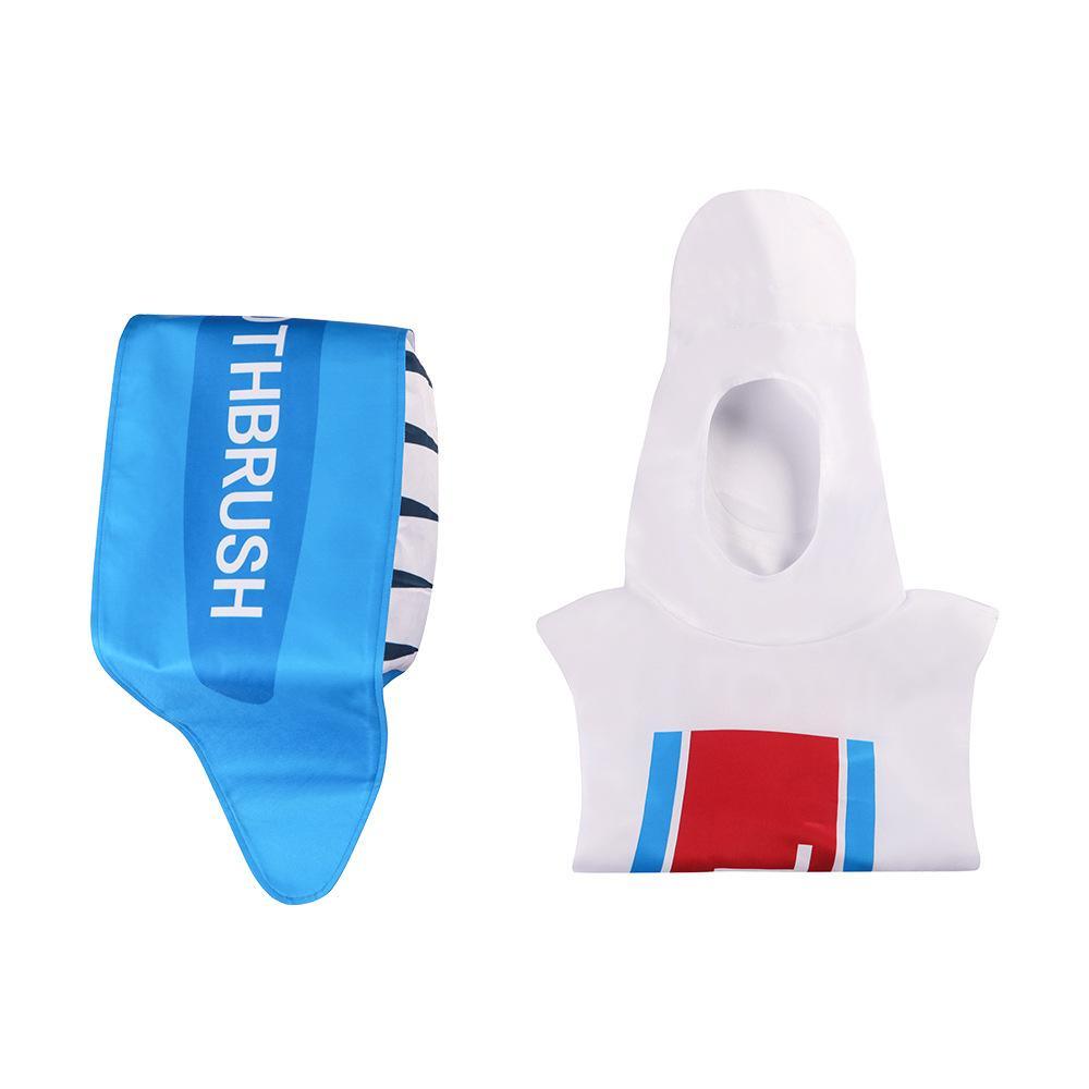 Toothpaste Toothbrush Funny Halloween Cosplay Costume For Adults - Pajamasbuy