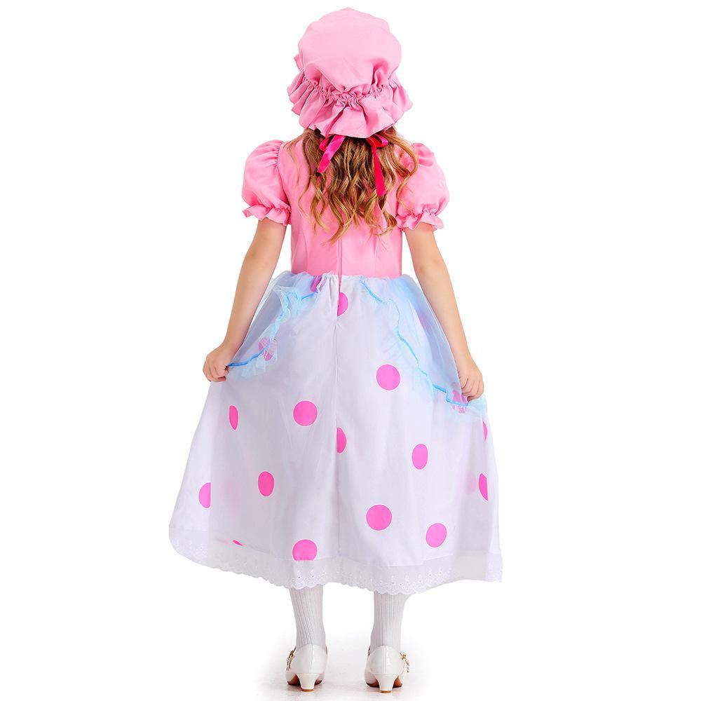 Toy Story 4 Little Bo Peep Cosplay Dress Halloween Costume For Kids - Pajamasbuy