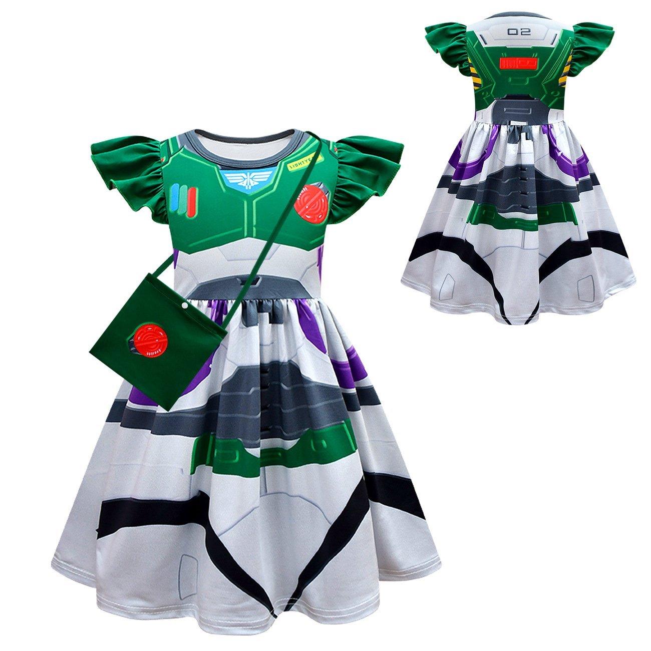 Toy Story 4 Miss Buzz Lightyear Costume Dress For Kids Girls - Pajamasbuy